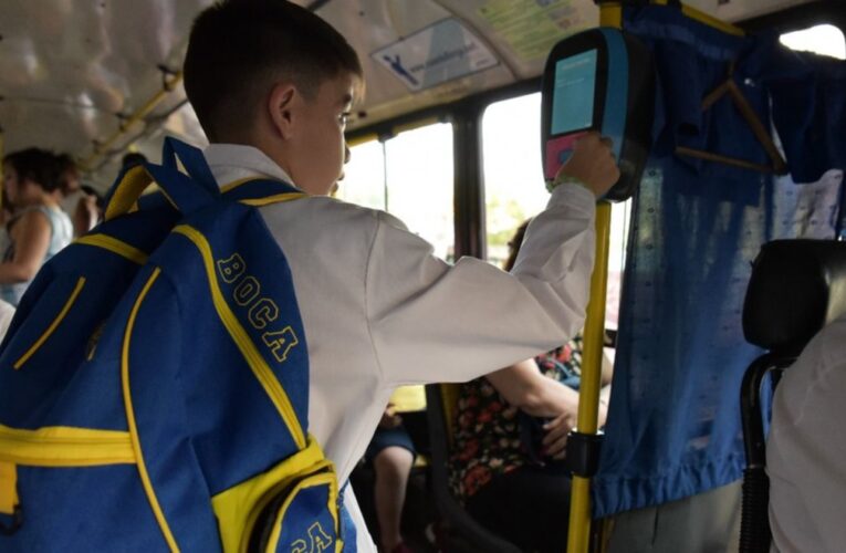 Los estudiantes de la ciudad de San Luis cuentan nuevamente con el beneficio del transporte público gratuito
