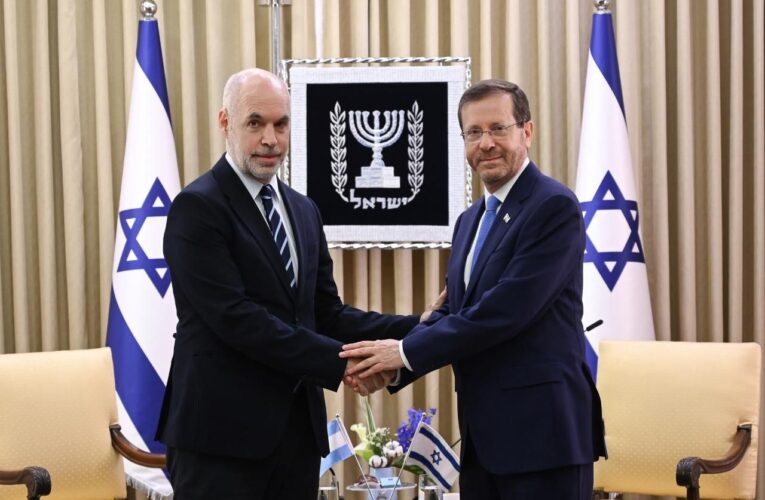 Rodríguez Larreta se reunió con el presidente de Israel, quién destacó la construcción de un gobierno de coalición con amplio apoyo político para vencer a la inflación