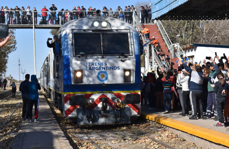 El próximo martes 12 de julio, llega el primer tren “Marcha Blanca” a San Luis