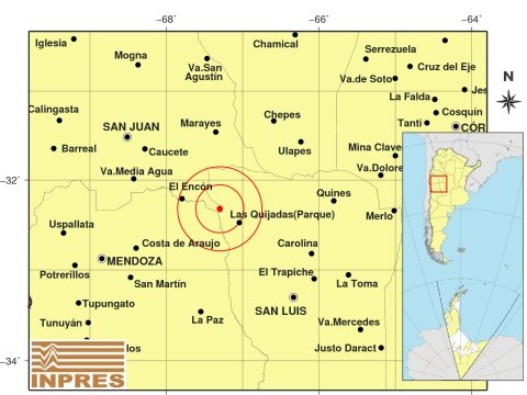 Se registró un temblor en el noroeste provincial