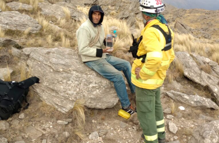 Merlo: Tras varios días de búsqueda, encontraron al hombre que se extravió en las sierras