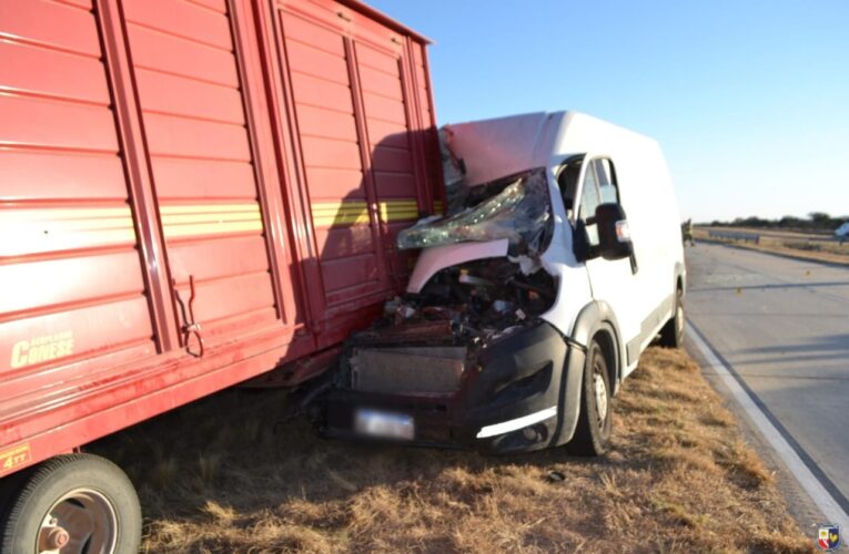 Accidente vial en la Autopista de los Comechingones