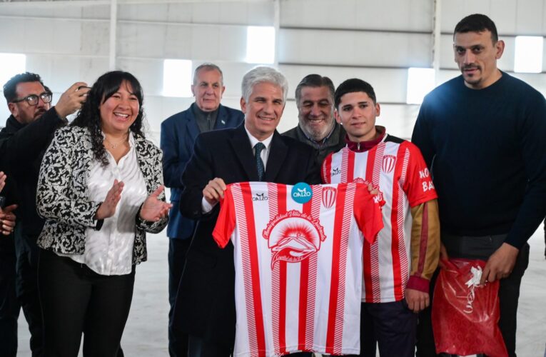 Los vecinos de Villa de la Quebrada ya sueñan con su polideportivo cubierto