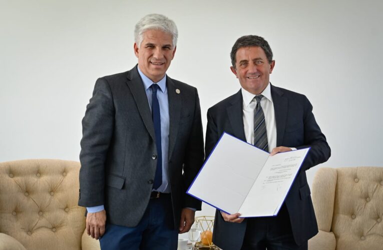 El Gobernador recibió al cónsul general de Italia en Mendoza
