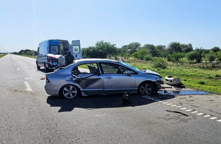 Un hombre murió tras un vuelco en la Autopista de las Serranías Puntanas