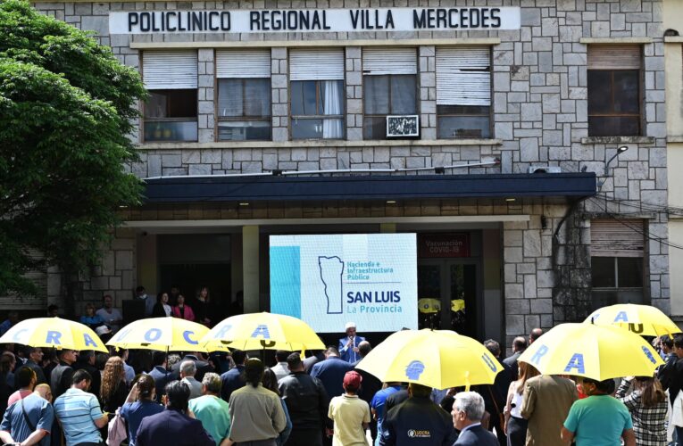 Formalizaron el inicio de las refacciones en la planta alta del Hospital Regional de Villa Mercedes