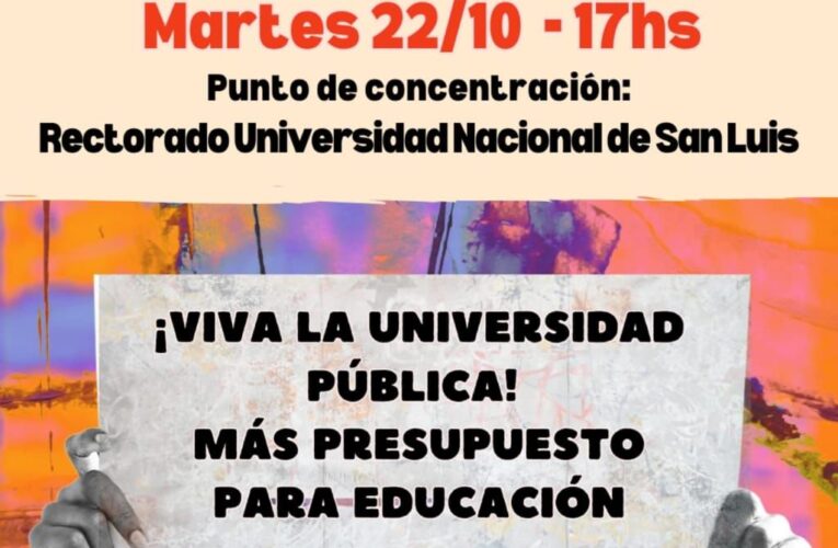 Continúan las manifestaciones y reclamos por «Más presupuesto para Educación»