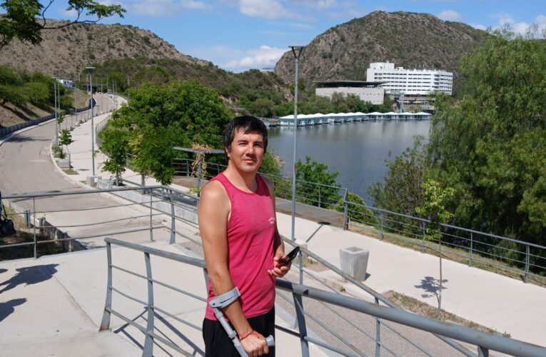 El diagnóstico de ELA lo empujó a recorrer el país en bicicleta y conectar con San Luis