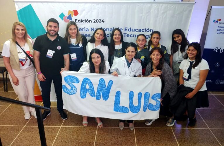 San Luis obtuvo múltiples premios en la Feria Nacional de Ciencias