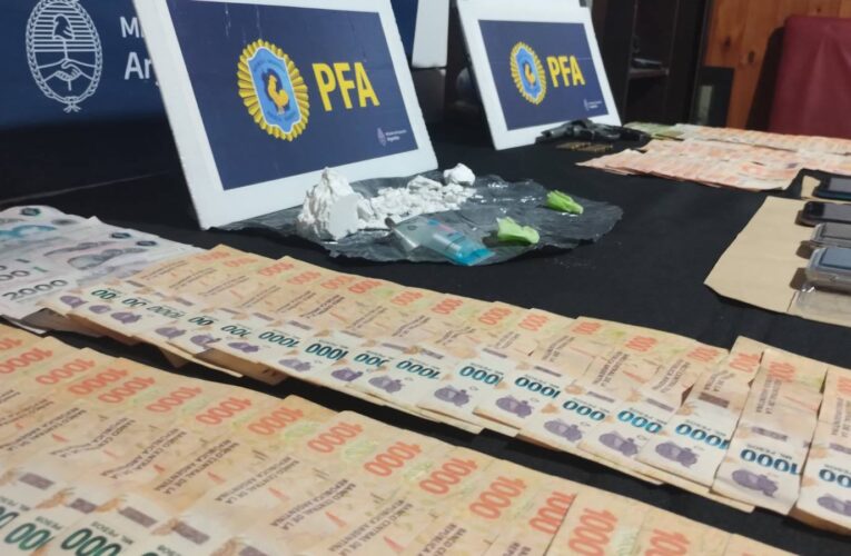 Policía Federal Argentina desbarató un bunker de drogas en San Luis
