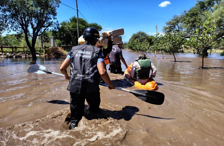 Lafinur: El río volvió a su cauce y comienza a recuperarse tras las intensas lluvias