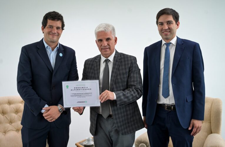 Argentinos por la Educación destacó el Plan de Alfabetización de San Luis