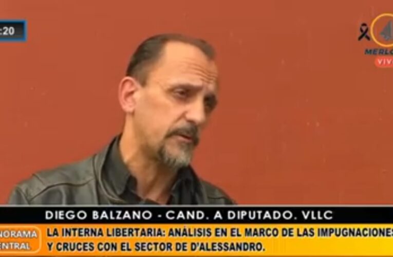 Diego Balzano prometió sortear su sueldo, como lo hizo Javier Milei, si gana las elecciones a diputado provincial
