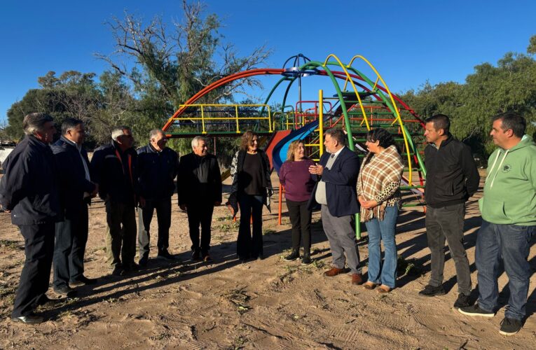 El Vicegobernador recorrió obras del ‘Construyendo con Tu Pueblo’ en Los Manantiales