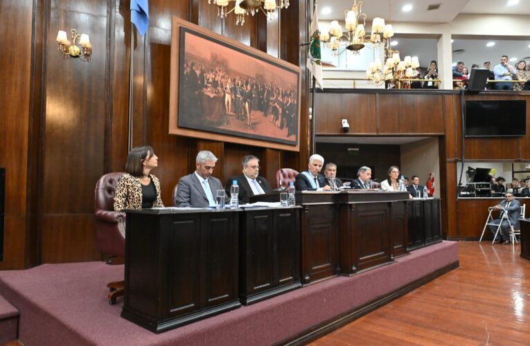 El Gobernador abrió un nuevo período de sesiones ordinarias en la Legislatura