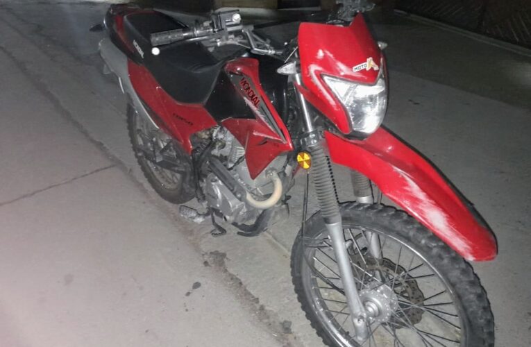 Juana Koslay: Un motociclista embistió a un perro y resultó lesionado