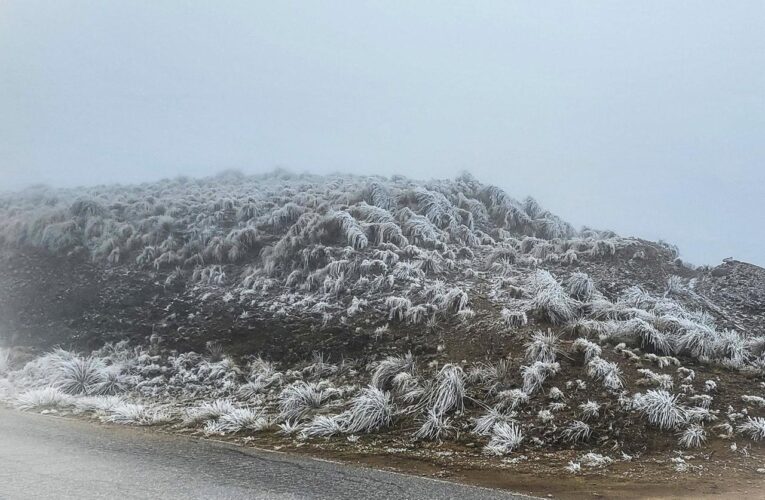 Llegó el frío a San Luis