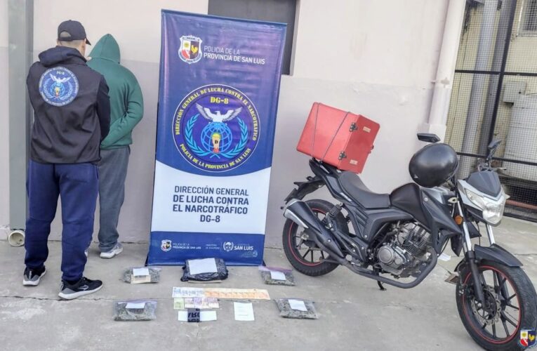 Villa Mercedes: la Policía incautó droga valuada en casi 8 millones de pesos