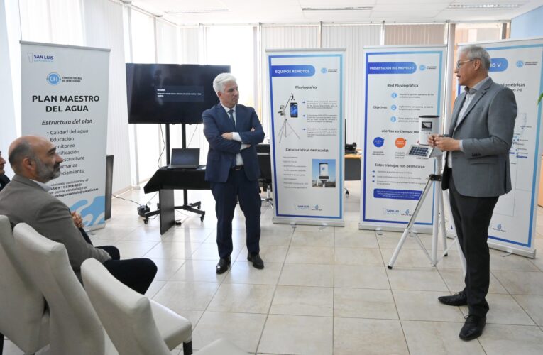 Presentaron el proyecto de Red Pluviográfica