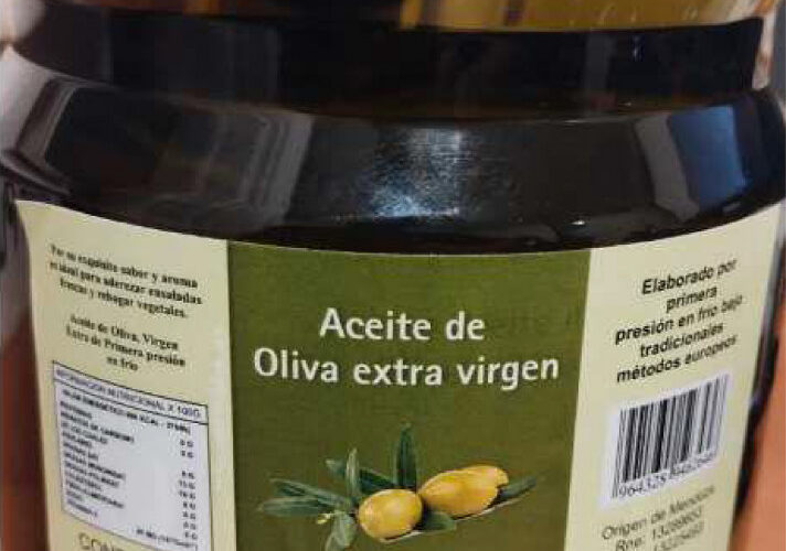 ANMAT prohíbe el producto Aceite de Oliva Extra Virgen marca MONTE OLIVA