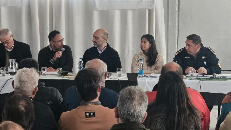 La ministra Nancy Sosa se reunió con productores rurales para reforzar la seguridad en el campo
