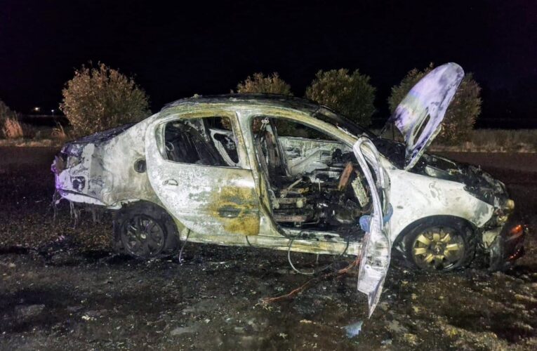 La Punta: se incendió un automóvil de una aplicación de viajes