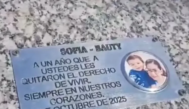 Juana Koslay: homenajearon a Bautista y Sofía a un año del horroroso crimen
