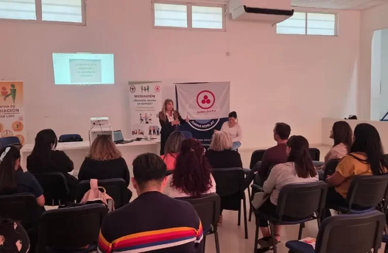 En Juana Koslay se realizó un encuentro para promover la mediación