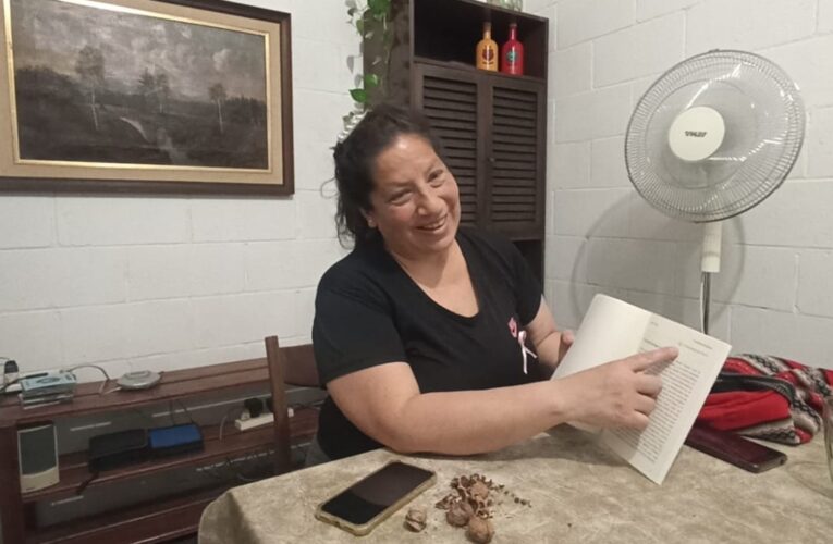 Nogolí: Roxana Peña y sus cartas que mojan el alma y secan el miedo