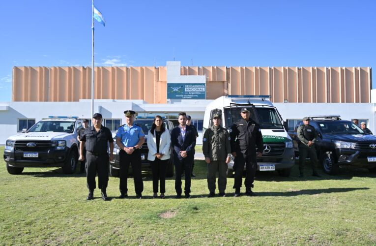 Nación y Provincia formalizando la creación del Comando Unificado San Luis