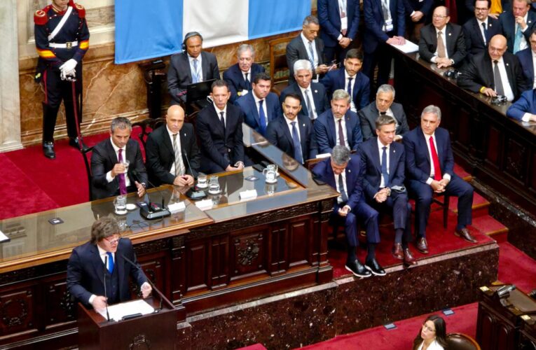 Poggi participó del inicio de sesiones ordinarias en el Congreso Nacional