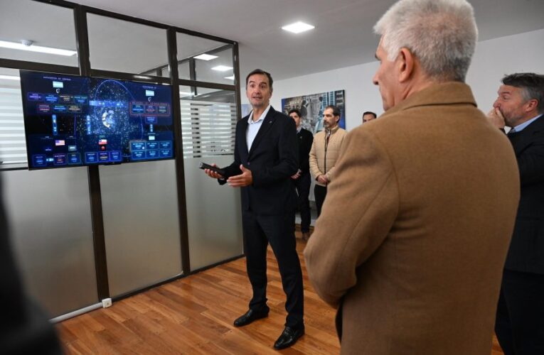 Poggi acompañó la inauguración del nuevo Data Center de Edesal