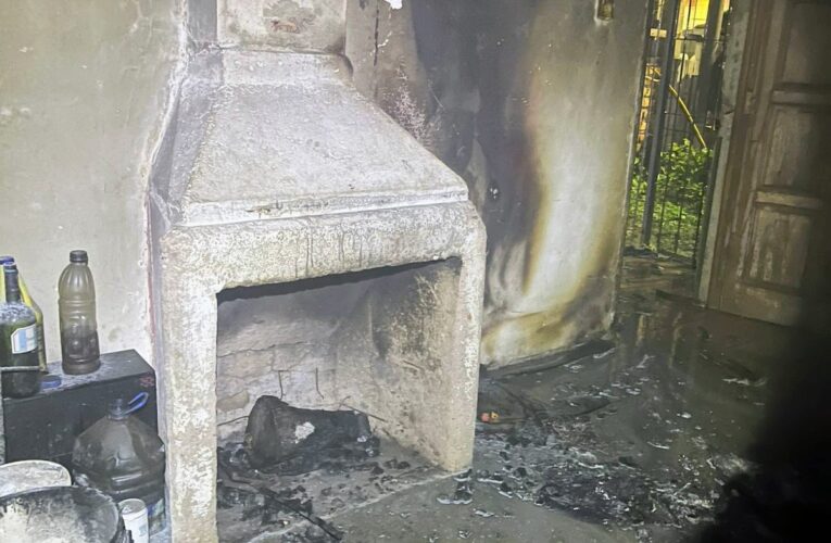 San Luis: Se incendió una casa del barrio Eva Perón Anexo 2