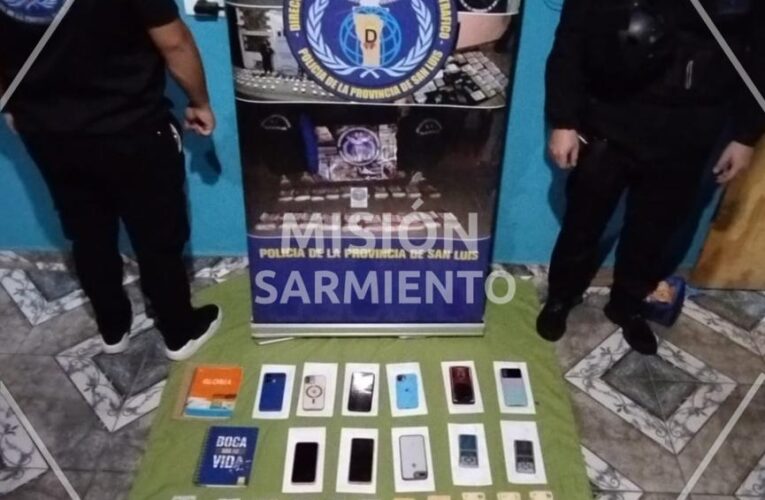 La Policía incautó 27 millones de pesos en droga, desarticuló cuatro centros de distribución y detuvo a cinco personas en la ciudad de San Luis