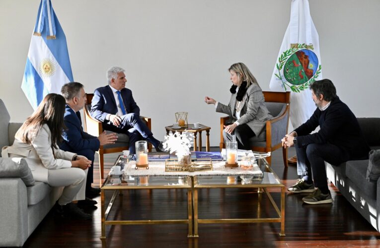 El gobernador Poggi recibió a la ministra de Seguridad de la Nación