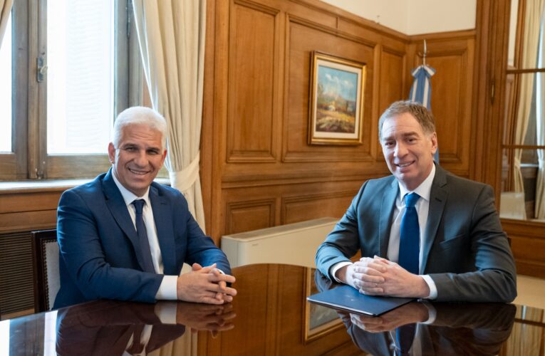 El Gobernador se reunió con el jefe de Gabinete de Ministros de la Nación