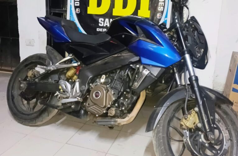 La Policía recuperó en Justo Daract una motocicleta que había sido robada en Juana Koslay y secuestró un vehículo vinculado al hecho