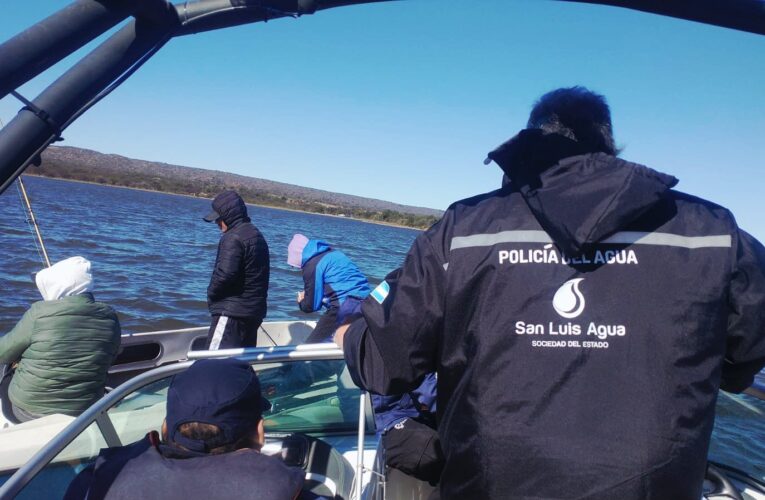 Operativo náutico en el dique San Felipe: detectaron embarcaciones sin habilitación y pescadores sin permiso