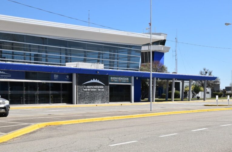 Ante el cierre temporal del Aeropuerto de San Luis, la Provincia ofreció el del Valle del Conlara