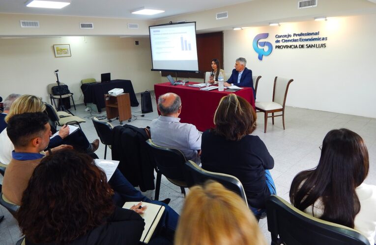 La ministra Sosa Herrera presentó el RIPEE en el Consejo Profesional de Ciencias Económicas
